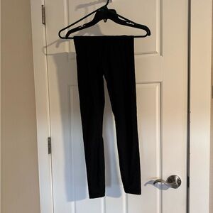 Black Full-Length check pattern Leggings